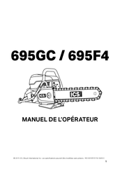 ICS 695GC Manuel De L'opérateur