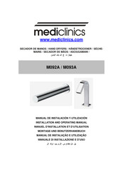 Mediclinics M092A Manuel D'installation Et D'utilisation