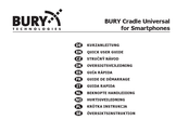 Bury technologies BURY Cradle Universal Guide De Démarrage