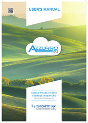 Zuchetti Azzuro 1PH HYD3000-HYD6000-ZSS Manuel De L'utilisateur