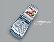 Samsung SGH-Z105 Mode D'emploi