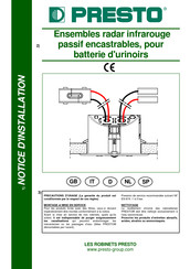 Presto 52454 Notice D'installation