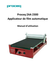 Proceq ZAA 2300 Manuel D'utilisation