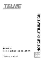 Telme PRATICA 35-50 Notice D'utilisation