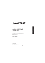 Amprobe ACDC-100 TRMS Mode D'emploi