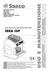 Saeco IDEA CUP Mode D'emploi Et D'entretien