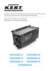 K.E.R.T KSTA1000S-24 Manuel D'utilisation Et D'installation