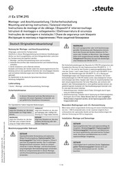 steute EX STM 295 2Ö/1Ö1S-R Instructions De Montage Et De Câblage