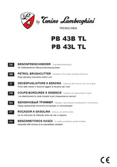 Tonino Lamborghini PB 43L TL Traduction Du Mode D'emploi D'origine