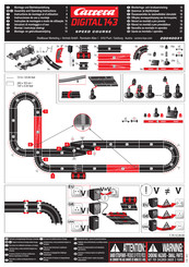 Carrera Digital 143 speed course Instructions De Montage Et D'utilisation