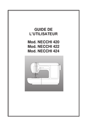 Necchi 424 Guide De L'utilisateur