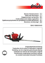 Grizzly BHS 1000/8 AVG Traduction De La Notice D'utilisation Originale