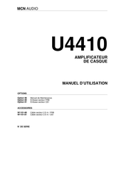 MCN Audio U4410 Manuel D'utilisation