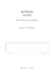 M2TECH CROSBY Manuel D'utilisation