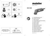 Metabo SX E 400 Notice Originale