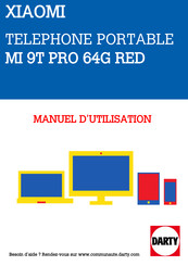 Xiaomi MI 9T PRO 64G RED Manuel D'utilisation