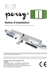 Ducati persy Notice D'installation