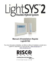 Risco Group LightSYS2 Manuel D'installation Rapide