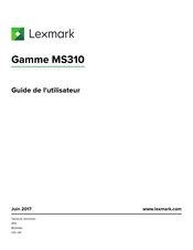 Lexmark MS310dn Guide De L'utilisateur