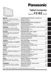 Panasonic FZ-B2 Série Instructions D'utilisation