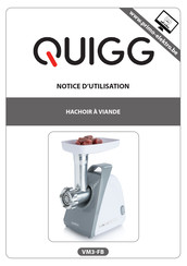 QUIGG VM3-FB Notice D'utilisation