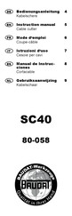 Baudat SC40 Mode D'emploi