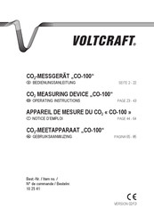 Voltcraft CO-100 Notice D'emploi