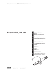 Fronius Robacta PTW 3500 Instructions De Service