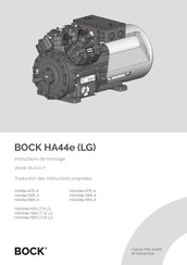 bock HA44eLG Instructions De Montage