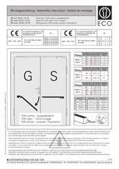 ECO Schulte TS-61 B Notice De Montage