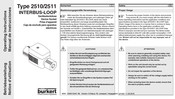 Burkert 2511 Notice D'utilisation