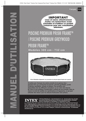 Intex Piscine Prism Frame Manuel D'utilisation