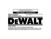 DeWalt DW831 Guide D'utilisation