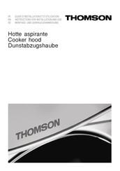 THOMSON DHD800X Guide D'installation Et D'utilisation