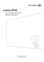 ViewSonic IFP30 Série Manuel Utilisateur