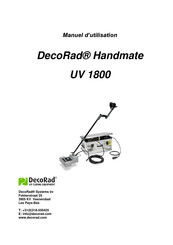 DecoRad UV 1800 Manuel D'utilisation