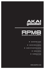 Akai Professional RPM8 Guide D'utilisation Rapide