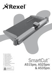 Rexel SmartCut A525pro Manuel D'utilisation