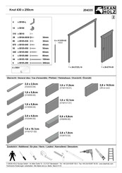 Skanholz 204335 Manuel D'installation