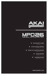Akai Professional MPD26 Guide D'utilisation Rapide