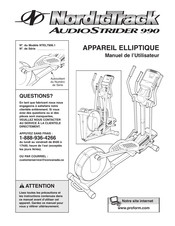 NordicTrack AudioStrider 990 Manuel De L'utilisateur