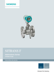 Siemens SITRANS FX300 Instructions De Service