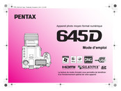 Pentax 645D Mode D'emploi