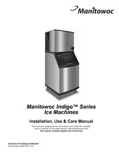 Manitowoc Indigo Série Manuel D'installation, D'utilisation Et D'entretien