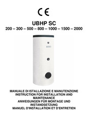 Baxi UBHP 500 SC Manuel D'installation Et D'entretien