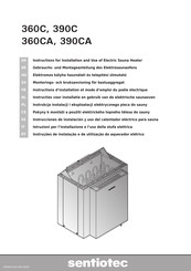 Sentiotec 390CA Instructions D'installation Et Mode D'emploi