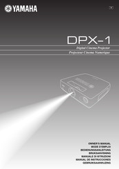Yamaha DPX-1 Mode D'emploi