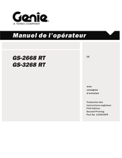 Genie GS-2668 RT Manuel De L'opérateur