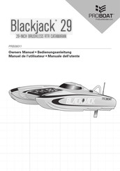 ProBoat Blackjack 29 Manuel De L'utilisateur