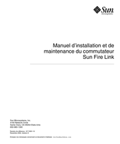 Sun Fire Link Manuel D'installation Et De Maintenance